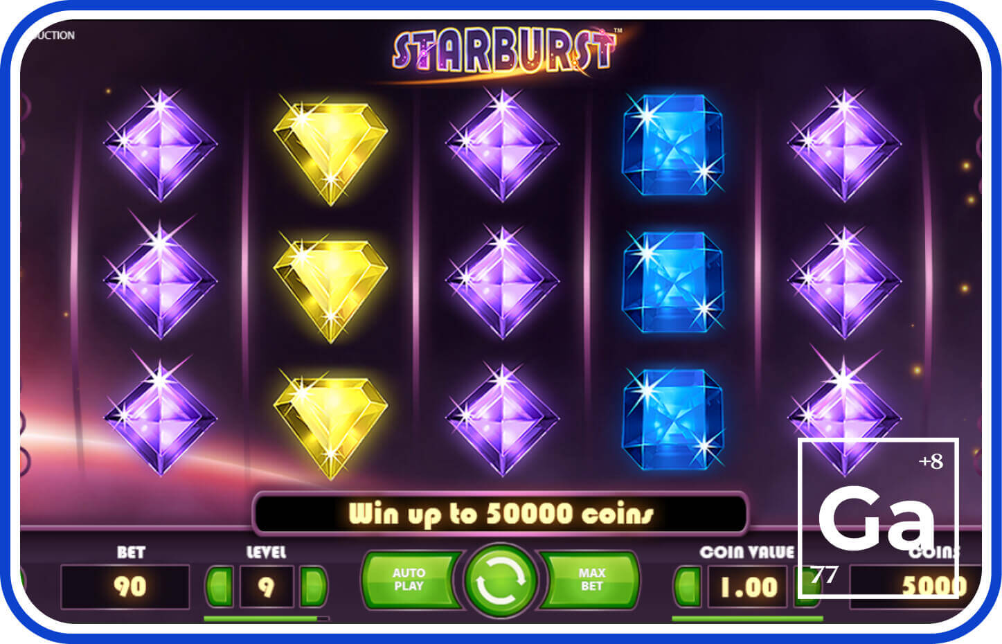 Starburst slot by NetEnt